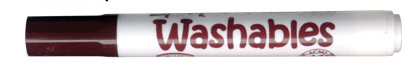 LiquiMark 81202 Non Permanent Markers Brown - Chisel Tip